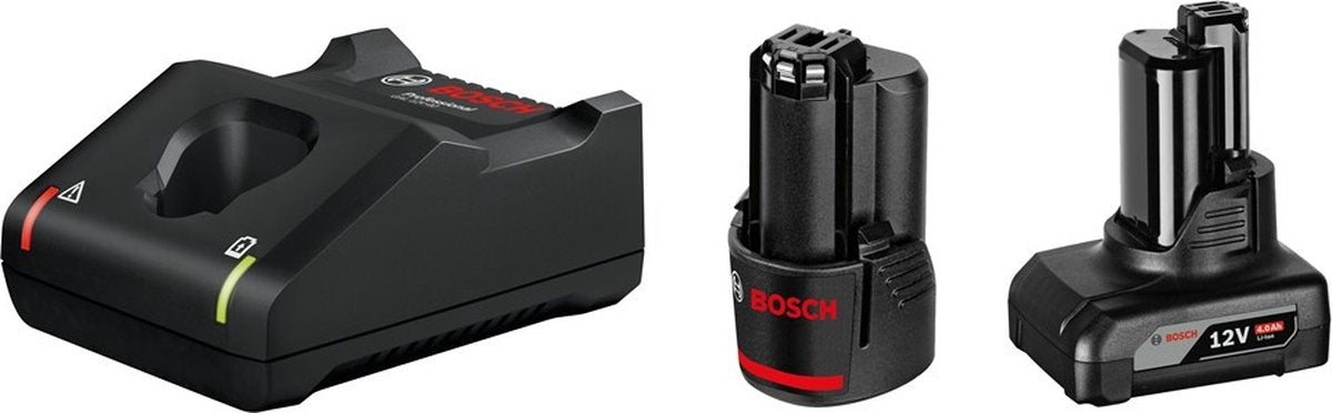 Kit de démarrage batterie professionnel Bosch 12v 2,0ah + 4,0ah - 1600a01nc9