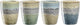 Leonardo matera tasse 300ml assorti matera - lot de 4