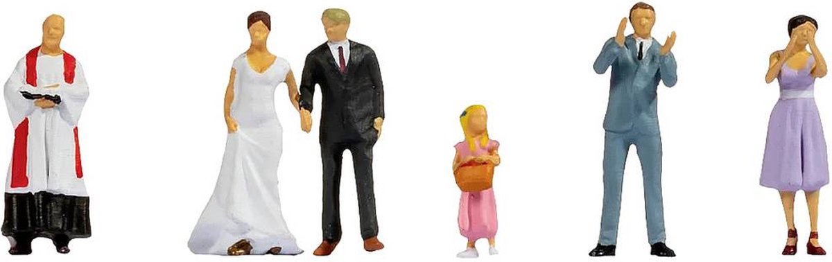 Noch 45862 tt figurines de mariés peintes