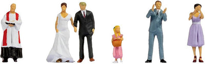 Noch 45862 tt figurines de mariés peintes