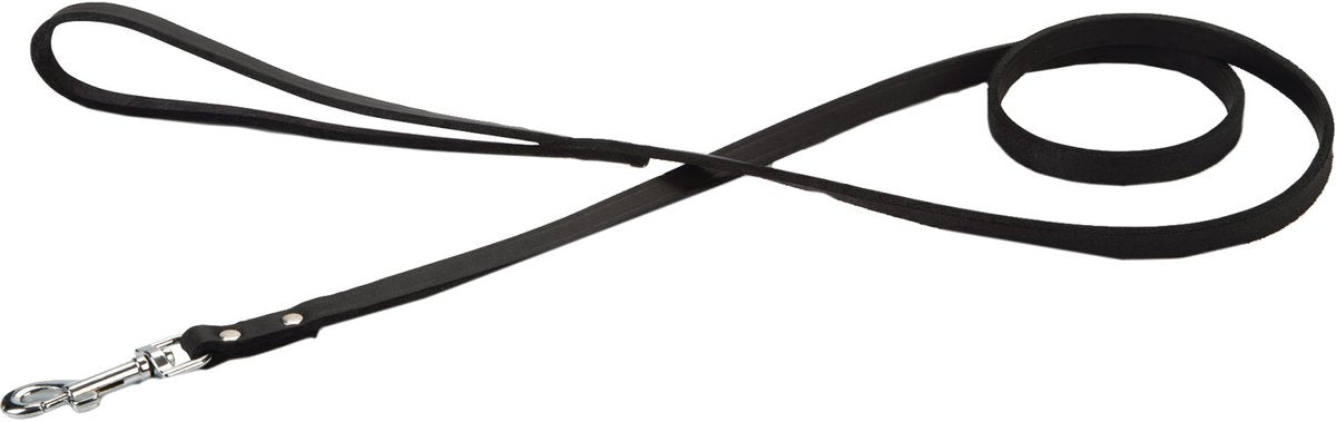 Beeztees - laisse pour chien - agrafée - marron - 200cm x 16mm