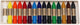 Gerimport crayons de cire Manley crayons de cire - 15x - colorés - 6,5 cm - jouets artisanaux