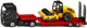 Siku 1760, camion homme avec chargeur surbaissé et rouleau, 1:87, métal plastique, multicolore, jeu de jouets, chargeur surbaissé amovible, rouleau mobile