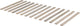 Sommier à lattes Woood sans ruban - bois - 2x200x80