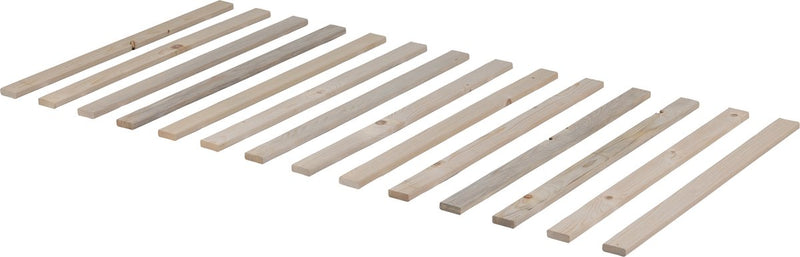 Sommier à lattes Woood sans ruban - bois - 2x200x80