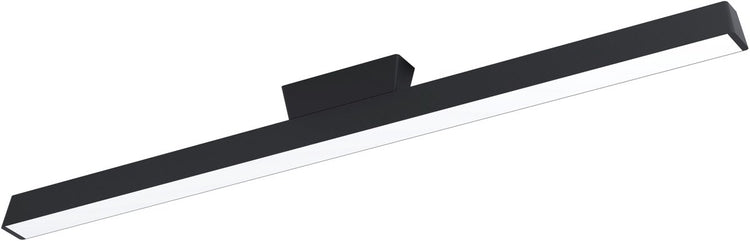 Plafonnier intelligent Eglo connect.z simolaris-z - 122 cm - noir et blanc - lumière blanche rgb réglable - dimmable - zigbee