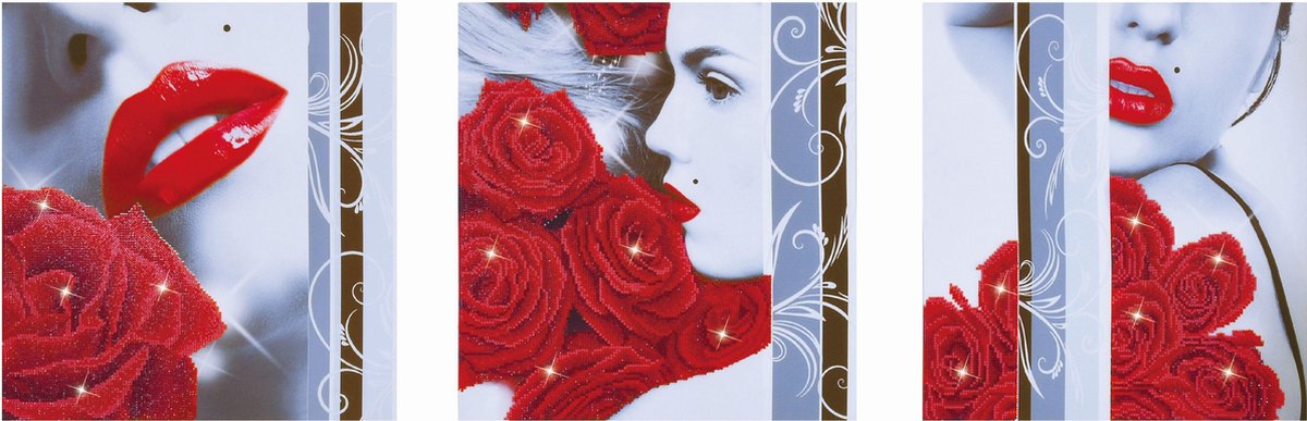 Diamond dotz® Romance rose - peinture diamant (150x55 cm)