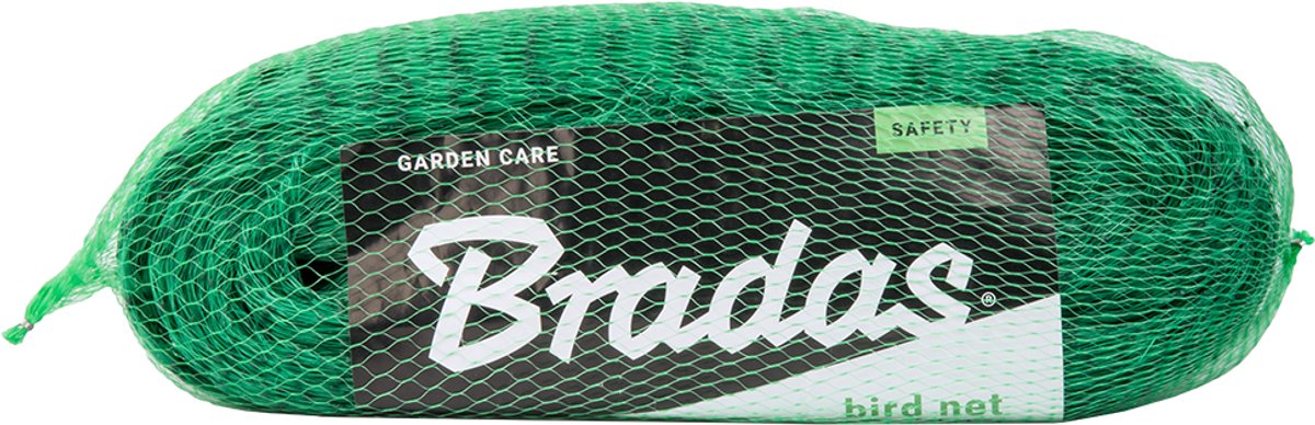 Filet anti-oiseaux Bradas 4x20 mètres - extra fort - maillage 19 mm - vert - filet de jardin oiseaux - contrôle des oiseaux