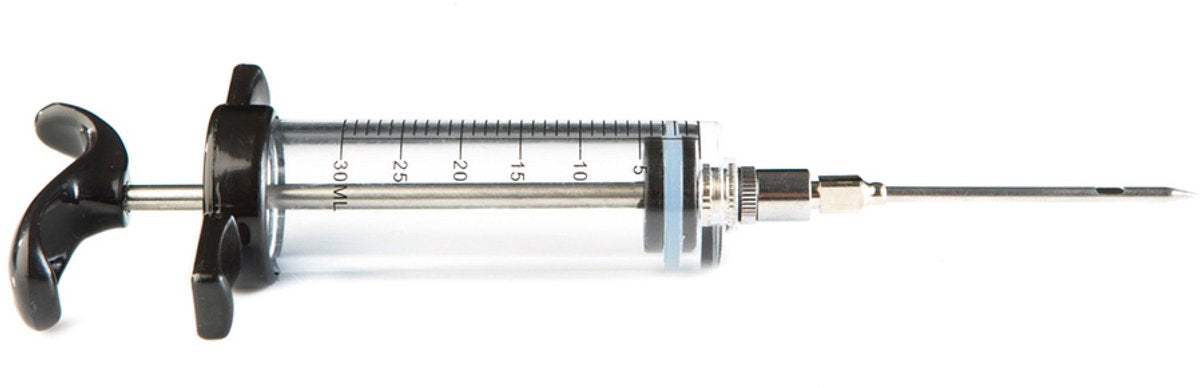 Injecteur de marinade Grizzly Grills - Seringue à viande pour mariner la viande à l'intérieur - Aiguille en acier inoxydable