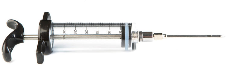 Injecteur de marinade Grizzly Grills - Seringue à viande pour mariner la viande à l'intérieur - Aiguille en acier inoxydable
