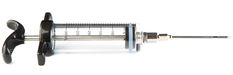 Injecteur de marinade Grizzly Grills - Seringue à viande pour mariner la viande à l'intérieur - Aiguille en acier inoxydable