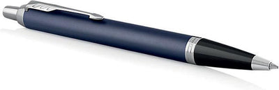 Parker dans un stylo à bille | bleu mat | pointe moyenne à l'encre bleue | avec coffret cadeau