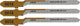 Wolfcraft - 3 lames de scie sauteuse pour contreplaqué - 20 mm - hcs avec tige en T - 8018000