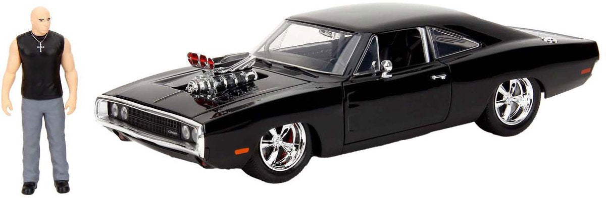 Jada Toys Jada Fast Furious 1970 Dodge Charger et figurine 1:24