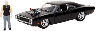 Jada Toys Jada Fast Furious 1970 Dodge Charger et figurine 1:24