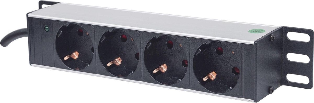 Intellinet - 714020 - 10 pouces - multiprise - noir