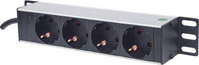 Intellinet - 714020 - 10 pouces - multiprise - noir