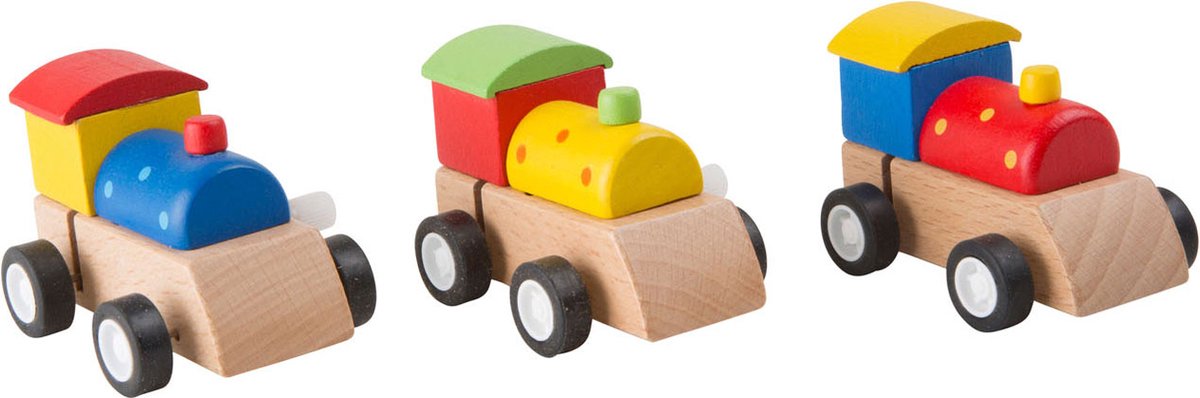 Petit trains en bois à pied wrandolable, pièce EP