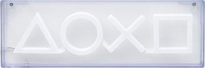 Paladone Playstation Icons LED Neon Light – Panneau lumineux sur pied ou mural sous licence officielle – Accessoires et décoration pour salle de jeux pour joueurs –