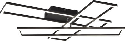 Rl live your light reality corso - plafonnier - noir mat - incl. 1x CMS 36w