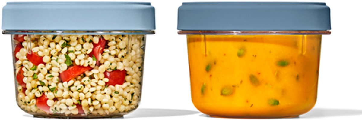Oxo - ratio box - twist stack - 550 ml - lot de 2 pièces