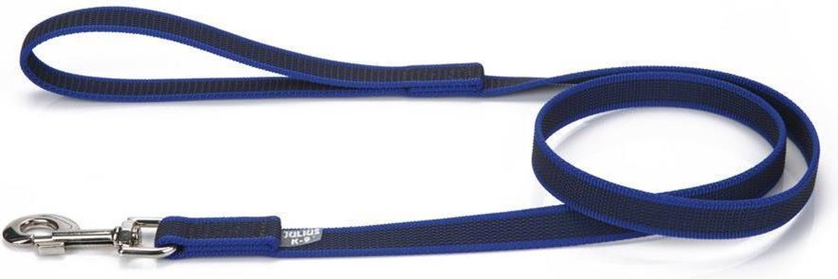 Laisse pour chien antidérapante Julius k9 avec poignée 3m (20mm) bleu