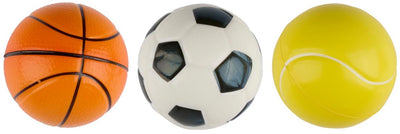 Eddy Toys Play Ball Set 3 pièces - Jeu de balles pour enfants avec balle de football, de basket-ball et de tennis - Balles souples pour l'intérieur et l'extérieur - Jouets de balle de sport pour les tout-petits et les enfants d'âge préscolaire