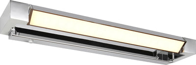Trio fabrizio - applique - chrome - incl. 1x SMD 9 W - variateur à capteur - orientable - montage mural - non dimmable de l'extérieur - fonction mémoire - dip - interrupteur - éclairage de salle de bain