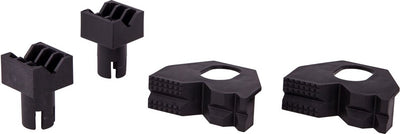 Wolfcraft - jeu de mâchoires de serrage pour serrage plat et rond pour table de travail - pince pour plan de travail - pince pour établi - 6174000