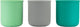 Pura my-my™ - silicone - gobelet - pack de 3 - menthe, gris et mousse