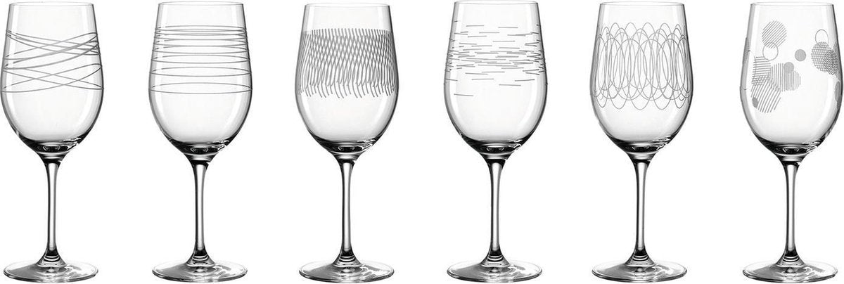 Leonardo casella - verre à vin assorti - 430 ml - 6 pièces