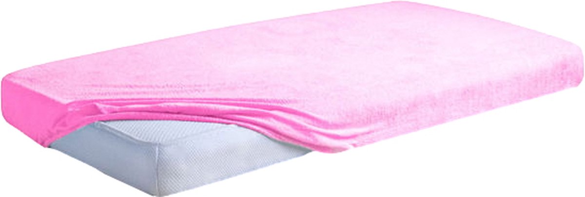 Babymatex drap housse matelas junior classique éponge rose 70x140 cm TB0291_10