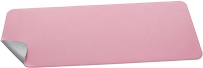 Sous-main Sigel - 80 x 30 cm - argent rose - double face - si-sa605