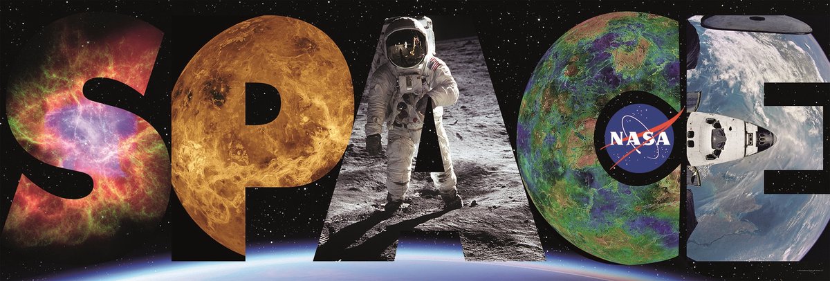 Clementoni - puzzle - 1000 pièces - panorama - nasa 2021 - puzzle pour adultes et enfants