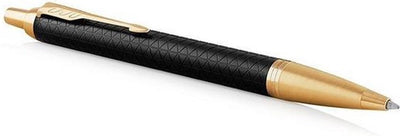 Parker dans un stylo à bille | noir haut de gamme | encre bleue à pointe moyenne | coffret cadeau