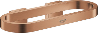 Grohe Selection anneau porte-serviettes ou support pour porte-savon et receveur de douche - coucher de soleil chaud brossé (bronze mat) - 41035dl0