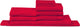Ensemble combiné hippocampe ensemble de salle de bain rouge pur (3x wh, 1x bm 50x90, 6x bd 1 dl)
