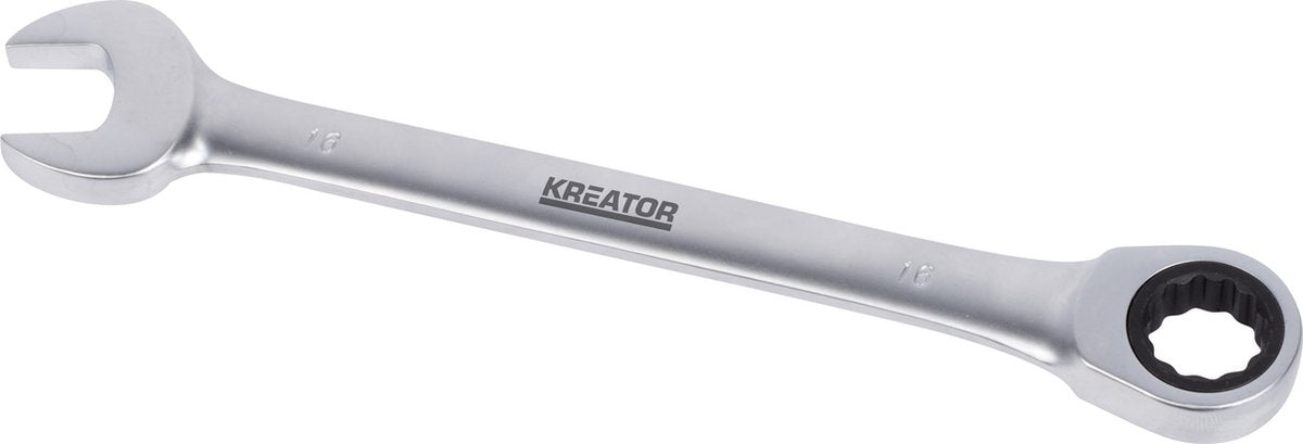 Kreator - outils à main - krt501308 - anneau ouvert, clé à cliquet - 15, 207mm
