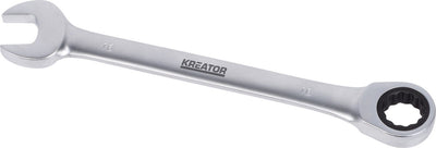 Kreator - outils à main - krt501308 - anneau ouvert, clé à cliquet - 15, 207mm
