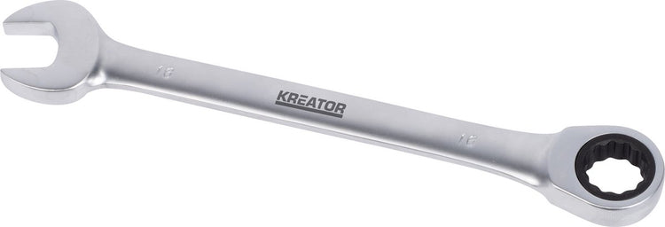 Kreator - outils à main - krt501308 - anneau ouvert, clé à cliquet - 15, 207mm