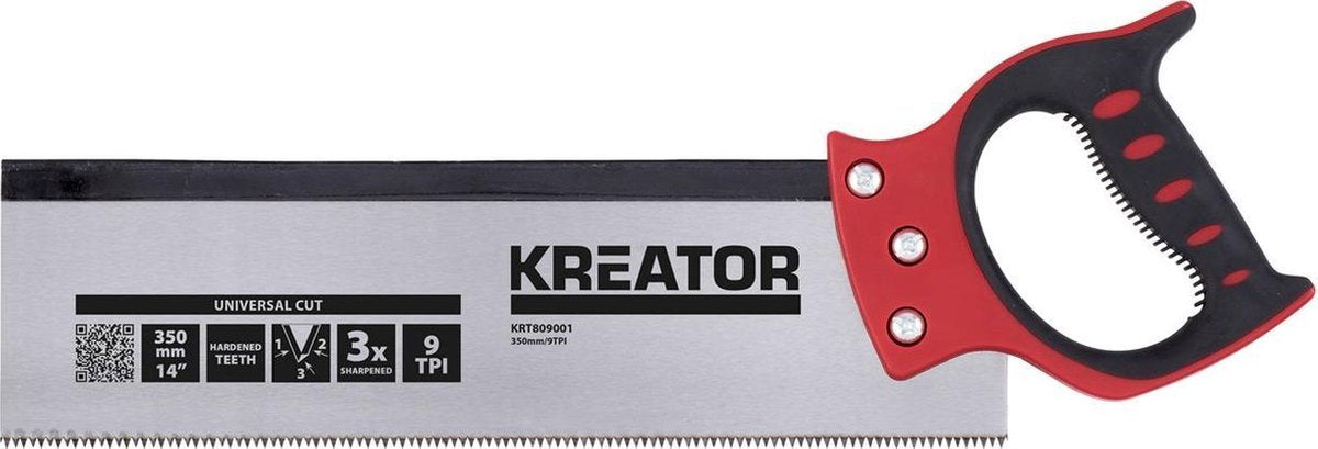 Scie à découper Kreator krt809001 - 350 mm - boîte de rangement