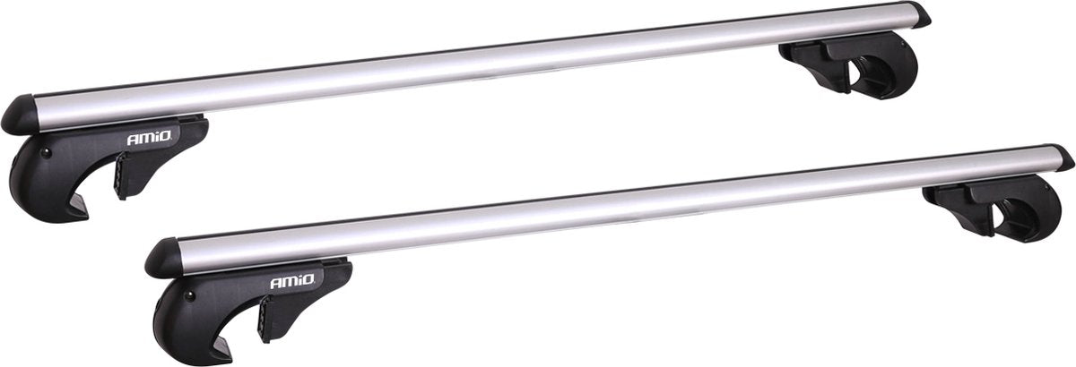 Barres de toit Amio en aluminium - 1200 mm