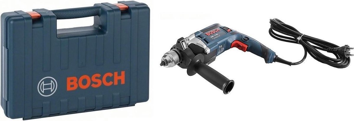 Perceuse à percussion Bosch GSB 16 re (butée de profondeur 210 mm, poignée, mandrin sans clé 13 mm)
