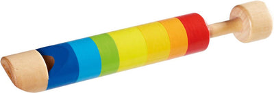 Instrument jouet Goki - flûte coulissante - l16,5cm - bois coloré - 3 ans