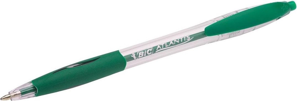 Stylo bille Bic atlantis classic m boîte verte 12