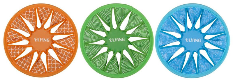 Eddy Toys Frisbee 30 cm – Disque à lancer – Jouets d'extérieur – Frisbee en plastique pour jardin et plage - Assortiment