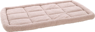 Coussin pour chien Flamingo - coussin de banc - coussin pour chien extra doux 116 x 69 cm - convient pour cage pour chien et coussin pour chat - jacquard rectangulaire taupe