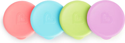 Couvercles de gobelets Munchkin pour toutes les tasses Miracle 360° - couvercles - couvercles de gobelets anti-déversement - rose bleu vert violet - par 4 pièces