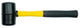 Vorel - marteau en caoutchouc - 1200g - manche en fibre de verre - tuv gs