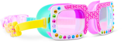 Bling2o lunettes de natation enfants - jolie fille coquelicot - lunettes de plongée - anti-buée - protection UV - multicolore